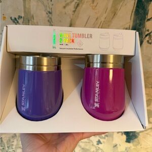 Stanley the everyday wine tumbler Purple and Pink winter edition